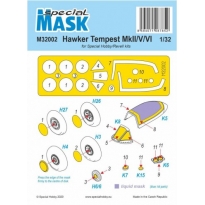 Special Mask 32002 Tempest MK.II/V/VI Mask (1:32)
