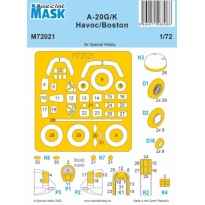 Special Mask 72021 A-20G/K Havoc/Boston Mask (1:72)