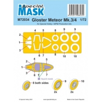 Gloster Meteor Mk.3/4 Mask (1:72)