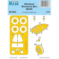 Special Mask 72052 Westland Whirlwind Mk.I Mask (1:72)