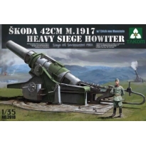Skoda 42cm M1917 Heavy Siege Howitzer w/Marshal Manstein (1:35)