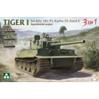 Takom 2192 Tiger I Sd.Kfz.181 Pz.Kpfw.VI.Ausf.E 3 in 1 (1:35)