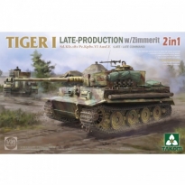 Takom 2199 Tiger I Sd.Kfz.181 Late-Production w/Zimmerit 2 in 1 (1:35)