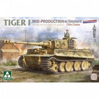 Takom 2200 Tiger I Sd.Kfz.181 Mid-Production w/Zimmerit Limited Edition Otto Carius (1:35)