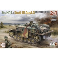 Takom 8017 StuH 42 And StuG III Ausf.G Mid Production (2 In 1) (1:35)