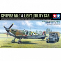 Supermarine Spitfire Mk.I & Light Utility Car 10HP Set (1:48)
