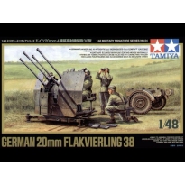 Tamiya 32554 German 20mm Flak 38 Vierlingsflak (1:48)