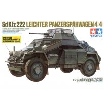 Tamiya 35270 Sd.Kfz.222 Leichter Panzerspähwagen (4x4) includes photo-etched parts & aluminium gun barrel (1:35)