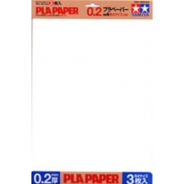 Tamiya 70209 Plastik-Papier 0,2 mm (3 arkusze)