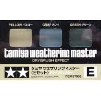 Tamiya Weathering Master E Set (Yellow, Gray, Green)