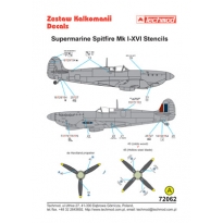 Supermarine Spitfire I-XVI Stencils (1:72)