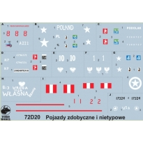 ToRo Model 72D20 Pojazdy zdobyczne i nietypowe w Wojsku Polskim i PSZ (1:72)
