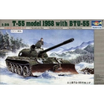 Trumpeter 00313 T-55 model 1958 with BTU-55 (1:35)