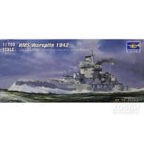 Trumpeter 05795 HMS Warspite 1942 (1:700)