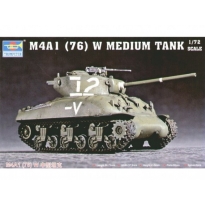 Trumpeter 07222 M4A1 (76) W Medium Tank (1:72)