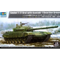 Trumpeter 09602 T-72 Ural w/Kontakt-1 Reactive Armor (1:35)
