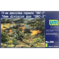Unimodels 208 76mm division gun "ZIS-3" (1:72)
