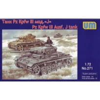 Unimodels 271 Pz Kpfw III Ausf. J tank (1:72)