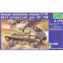 Unimodels 308 SU-76M Self-propelled gun (1:72)