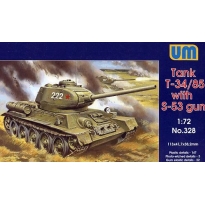 Unimodels 328 Tank T-34/85 with S-53 gun (1:72)