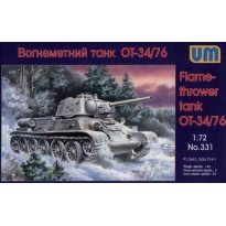 Unimodels 331 Flame-Throwing Tank OT-34/76 (1:72)