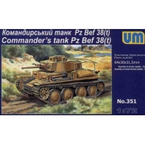 Unimodels 351 Commanders tank Pz. Bef. 38(t) (1:72)