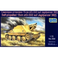 Unimodels 354 Self-propelled 15cm sIG-33/2 auf Jagdpanzer 38(t) (1:72)