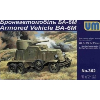 Unimodels 362 Armored Vehicle BA-6M (1:72)