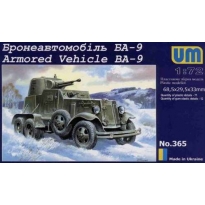 Unimodels 365 Armored Vehicle BA-9 (1:72)