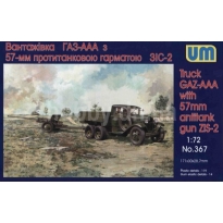 Unimodels 367 Truck GAZ-AAA with 57mm antitank gun ZIS-2 (1:72)