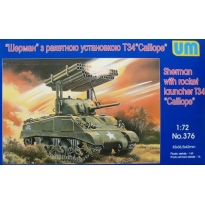 Unimodels 376 Calliope-Rocket launcher Sherman (1:72)