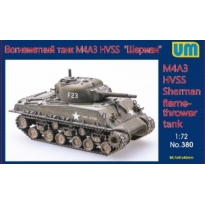 Unimodels 380 M4A3 HVSS flamethrower tank (1:72)