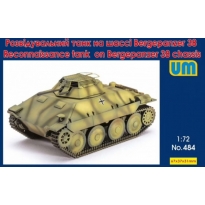 Unimodels 484 Reconn.tank on Bergepanzerwagen chas (1:72)