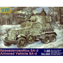 Unimodels 502 Armored Vehicle BA-6 (1:48)