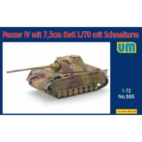 Unimodels 555 Panzer IV  mit 7,5cm KwK L/70 mit Schmalturm (1:72)