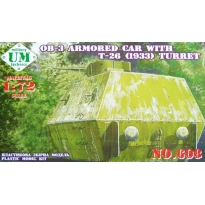 Unimodels 608 OB-3 Armored railway carriage (1:72)