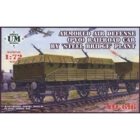 Unimodels 616 A.A.D.Railroad car by steel bridge (1:72)