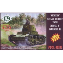 Unimodels 619 Vickers tank model E version B (1:72)