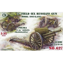 Unimodels 627 1/35 3"field (ex-russian) gun m.1902 (1:35)