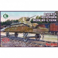Unimodels 643 Railway Platform with BT-5 tank (1:72)