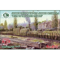 Unimodels 672 Armored Train of the 48th Armored Division No.1 "Death to the German Invaders" (1:72)