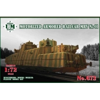 Unimodels 673 Motorized Armored Railcar MBV No 1 (1:72)
