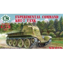 Unimodels 679 Experimental Command KBT-7 Tank (1:72)