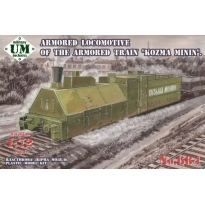 Unimodels 684 Armored locomotive of the armored train "Kozma Minin" (1:72)