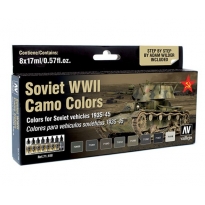 Vallejo 71188 Soviet WWII Cano Colors (8 x 17 ml.)