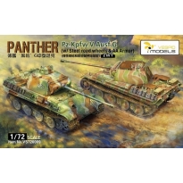 Panther Pz.Kpfw. V Ausf. G (w/Steel road wheels & AA Armour) (1:72)