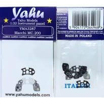 Yahu Models YMA3287 Macchi MC.200: Tablica przyrządów (1:32)