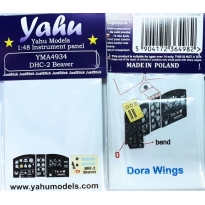 Yahu Models YMA4934 DHC-2 Beaver: Tablica przyrządów (1:48)