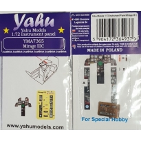 Yahu Models YMA7365 Mirage IIIC: Tablica przyrządów (1:72)