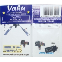 Yahu Models YMA7373 Me 262A early: Tablica przyrządów (1:72)